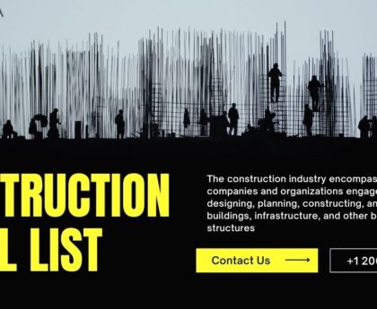 buy Construction email list