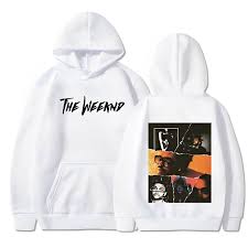 Weeknd wore a brand hoodie