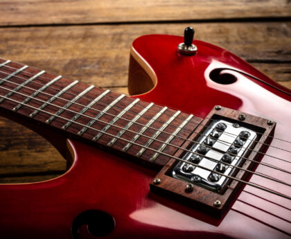 Red Guitar Electric