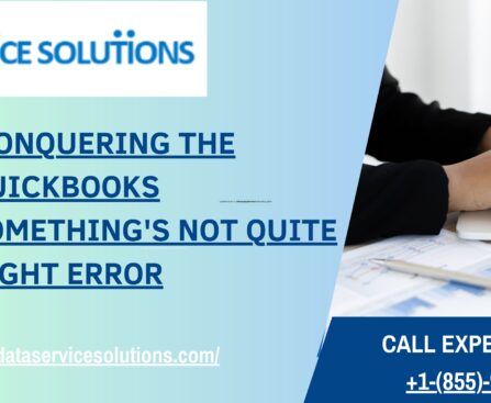 QuickBooks Something's Not Quite Right Error