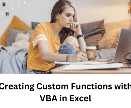 Creating Custom Functions with VBA in Excel