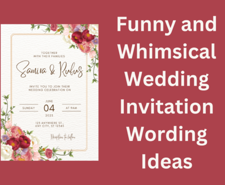 Funny and Whimsical Wedding Invitation Wording Ideas