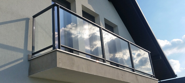 aluminum glass railings