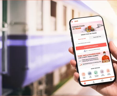 online food ordering in trains