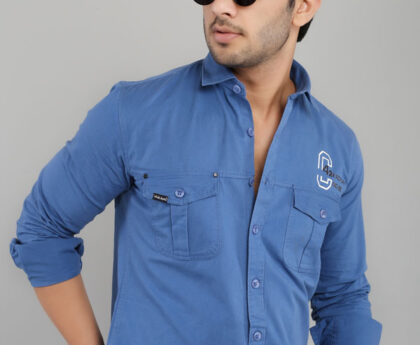 Men Denim Shirt Manufacturers: Elevate Your Style with White Apple