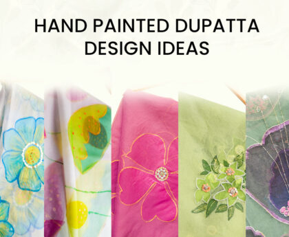 Latest Hand Painted Dupatta Trends