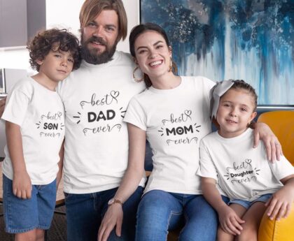 Stylish Outfits for Family T-Shirt Combos Fun and Fashion for Everyone