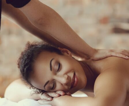 african-american-woman-receiving-relaxing-massage-spa