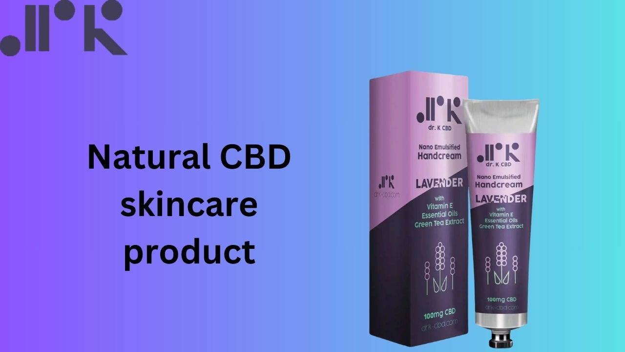 Natural CBD skincare product