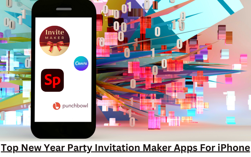 new year party invitation maker